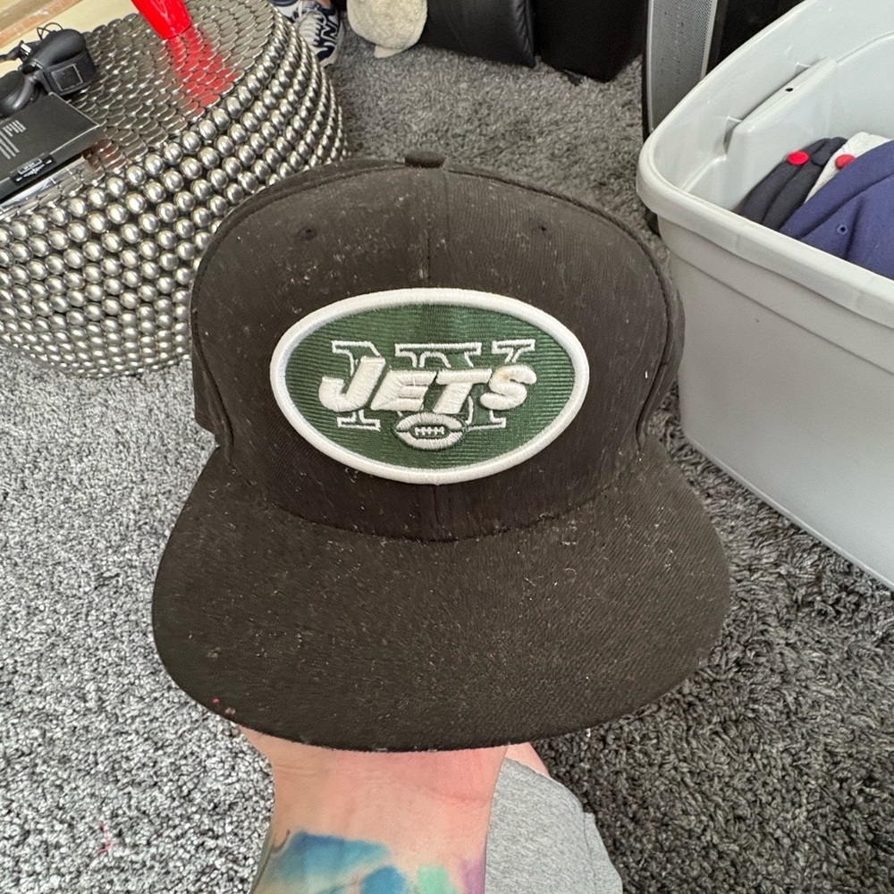 New Era Black Cap with Logo